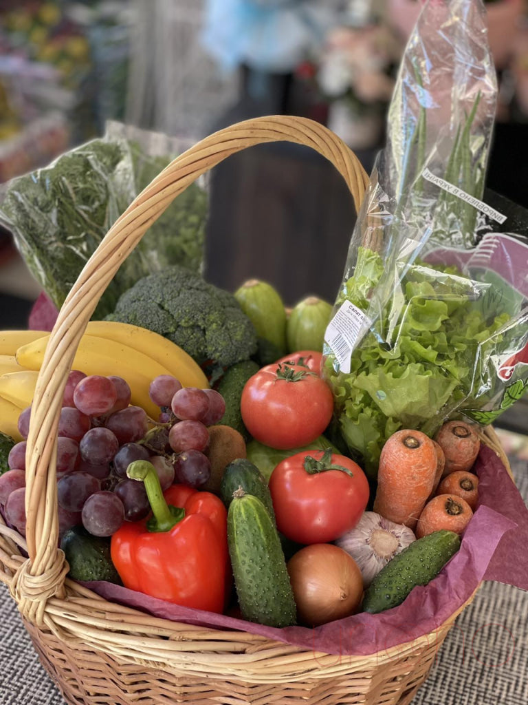 Generous Fruit and Vegetable Basket Gift Baskets