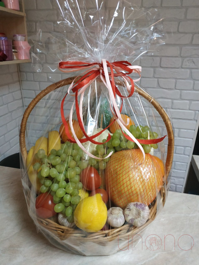 Generous Fruit and Vegetable Basket | Ukraine Gift Delivery.