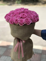 Gorgeous 37 Roses Bouquet Pink / Standard (Local Flowers) For Her