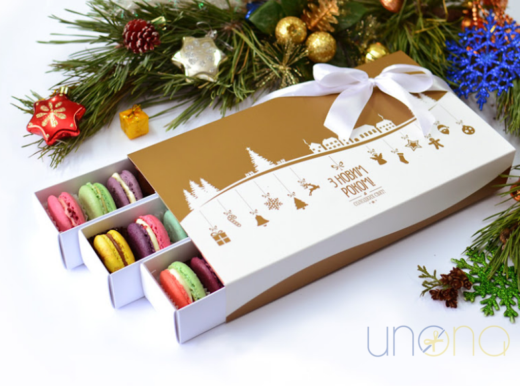 Handcrafted macarons made fresh for customer orders