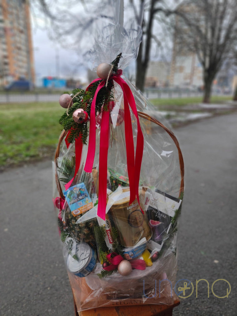 Happy Holidays Gift Basket Christmas
