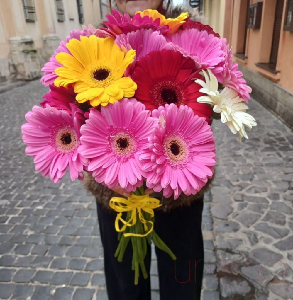 Happy Moment Gerberas Bouquet Flowers