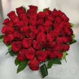 Heart-Shaped Roses Arrangement By Holidays