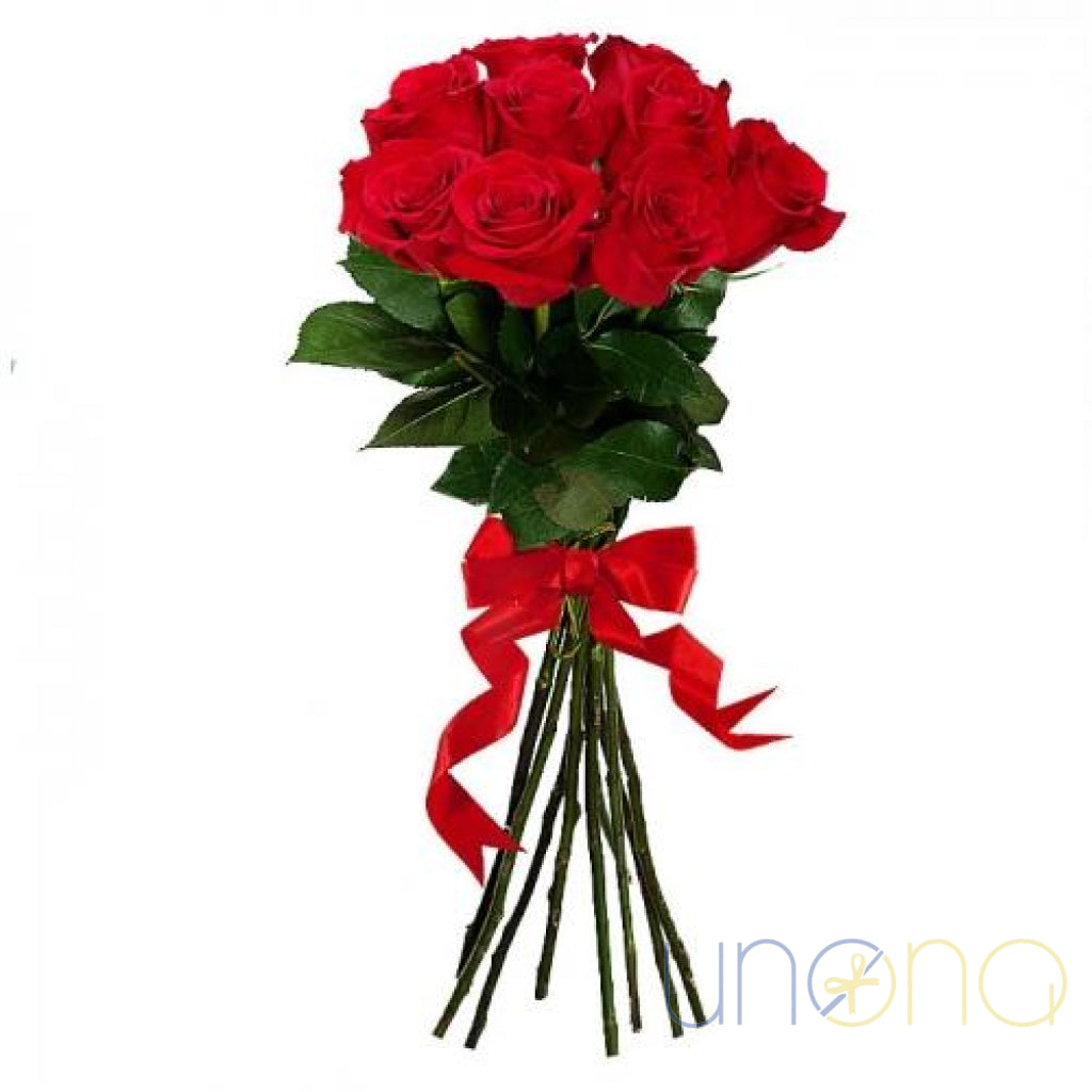 I Love You From Afar 9 roses bouquet delivery in Ukraine