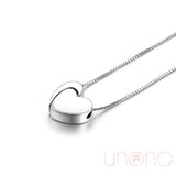 Silver Love Heart Necklace | Ukraine Gift Delivery.