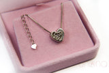 Silver Love Heart Necklace | Ukraine Gift Delivery.