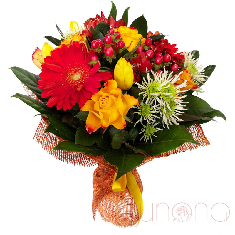 Incredible Sunset Bouquet | Ukraine Gift Delivery.
