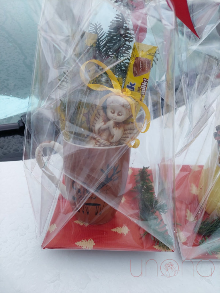 Jingle Bells Hot Chocolate Gift Set Baskets
