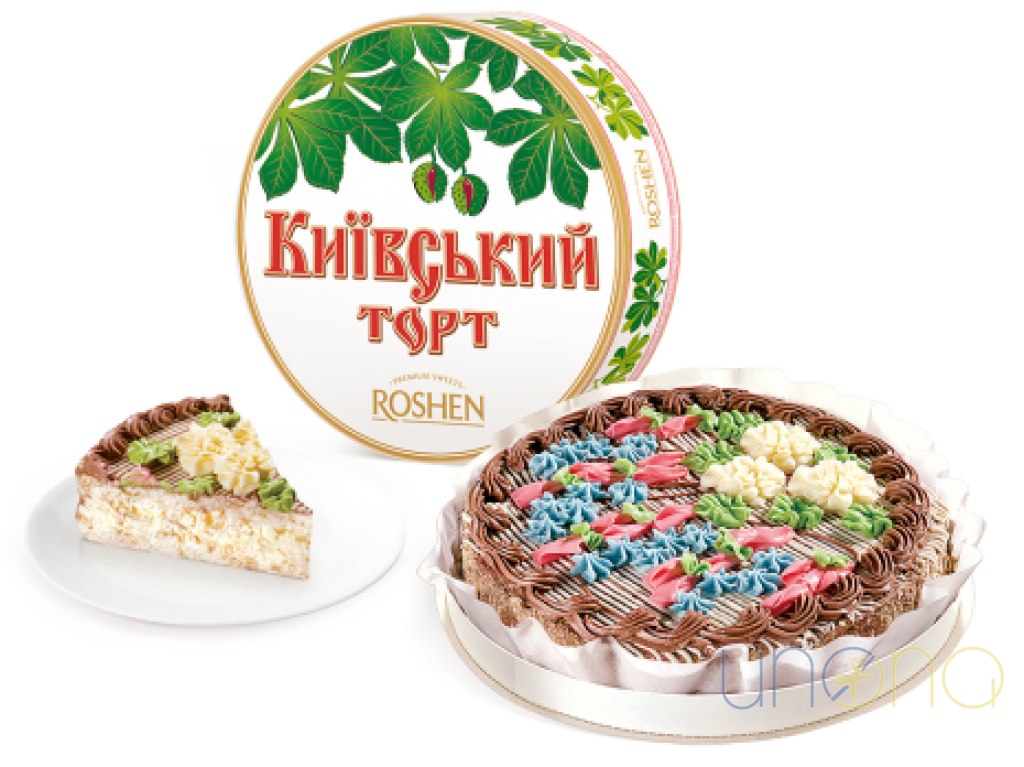 Famous Ukrainian Kyiv Cake with hazelnut meringue and buttercream
