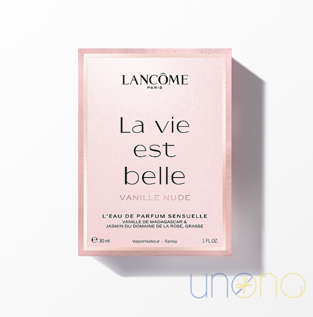 Vanilla jasmine musk fragrance notes – Lancôme Vanille Nude gift for Ukrainian woman
