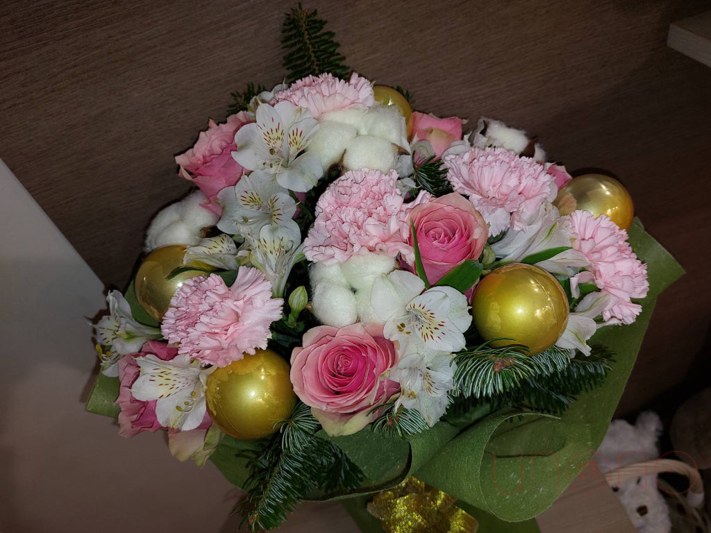 Let It Snow Bouquet Christmas Flowers