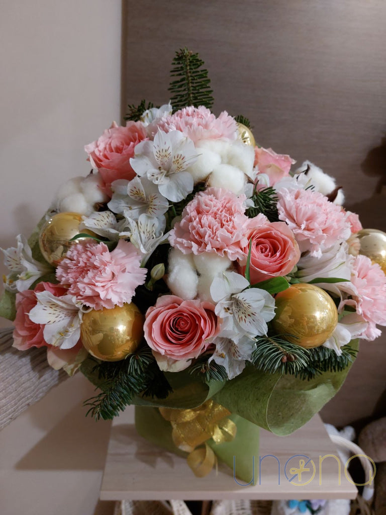 Let It Snow Bouquet Christmas Flowers