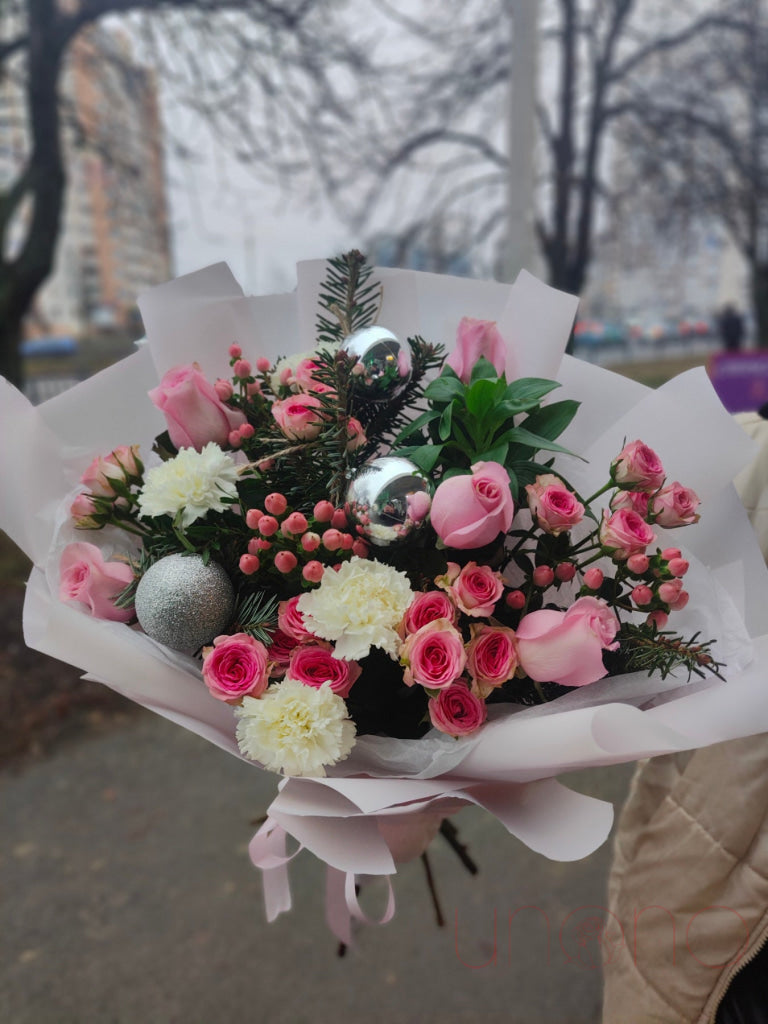Let It Snow Bouquet Christmas Flowers