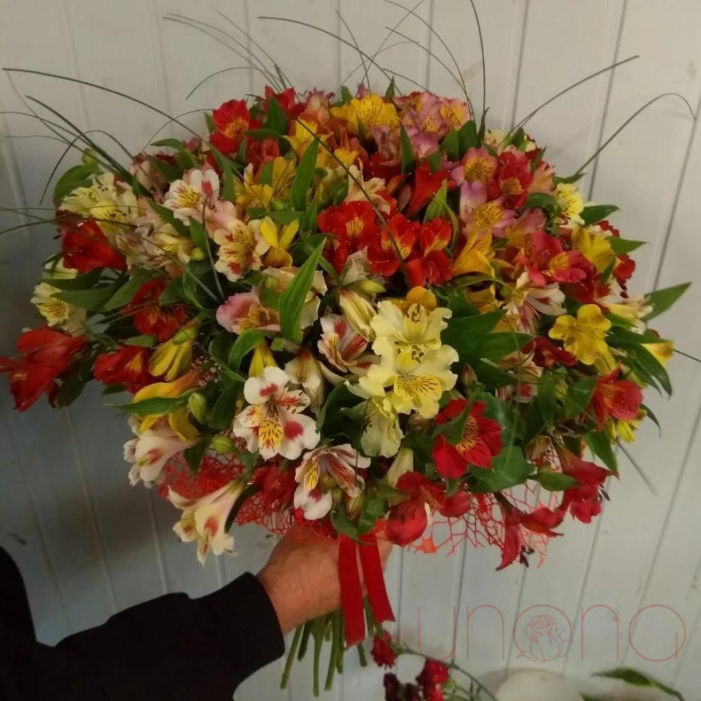 Lovely Rainbow Bouquet | Ukraine Gift Delivery.