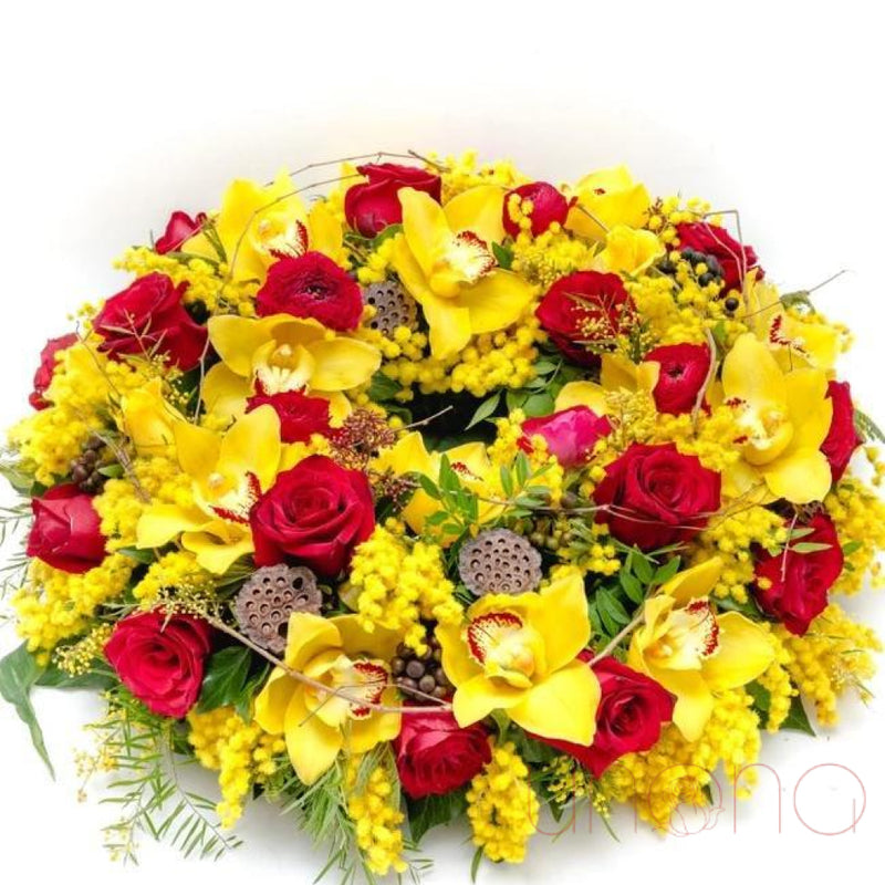Loving Sympathy Tribute Wreath | Ukraine Gift Delivery.