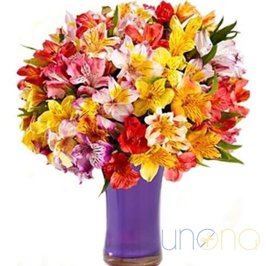 Luxurious Alstroemerias Bouquet | Ukraine Gift Delivery.
