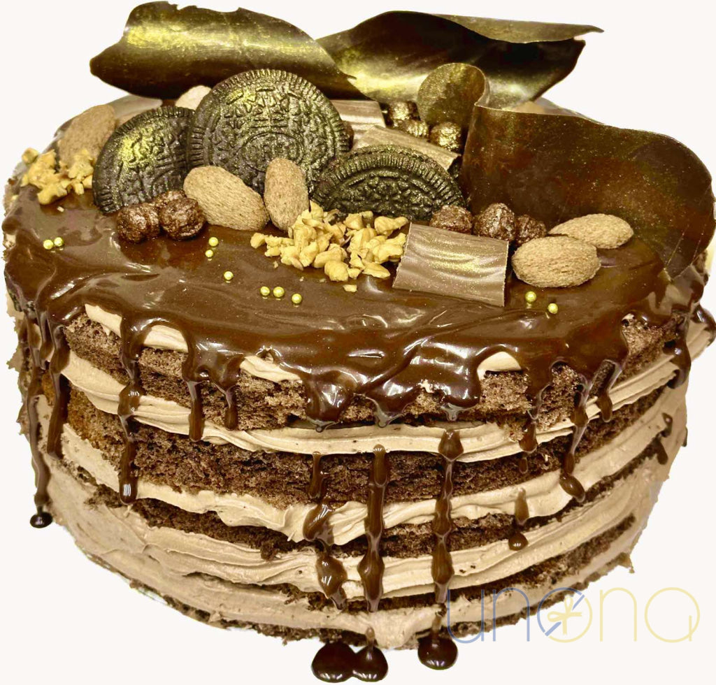 Luxury Chocolate Truffle Cake with rich truffle cream filling