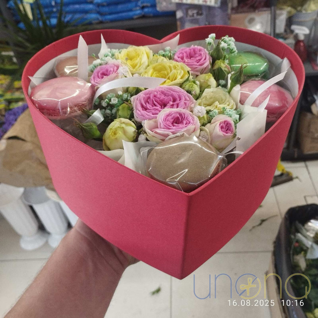 Luxury French macarons gift delivery in Ukraine