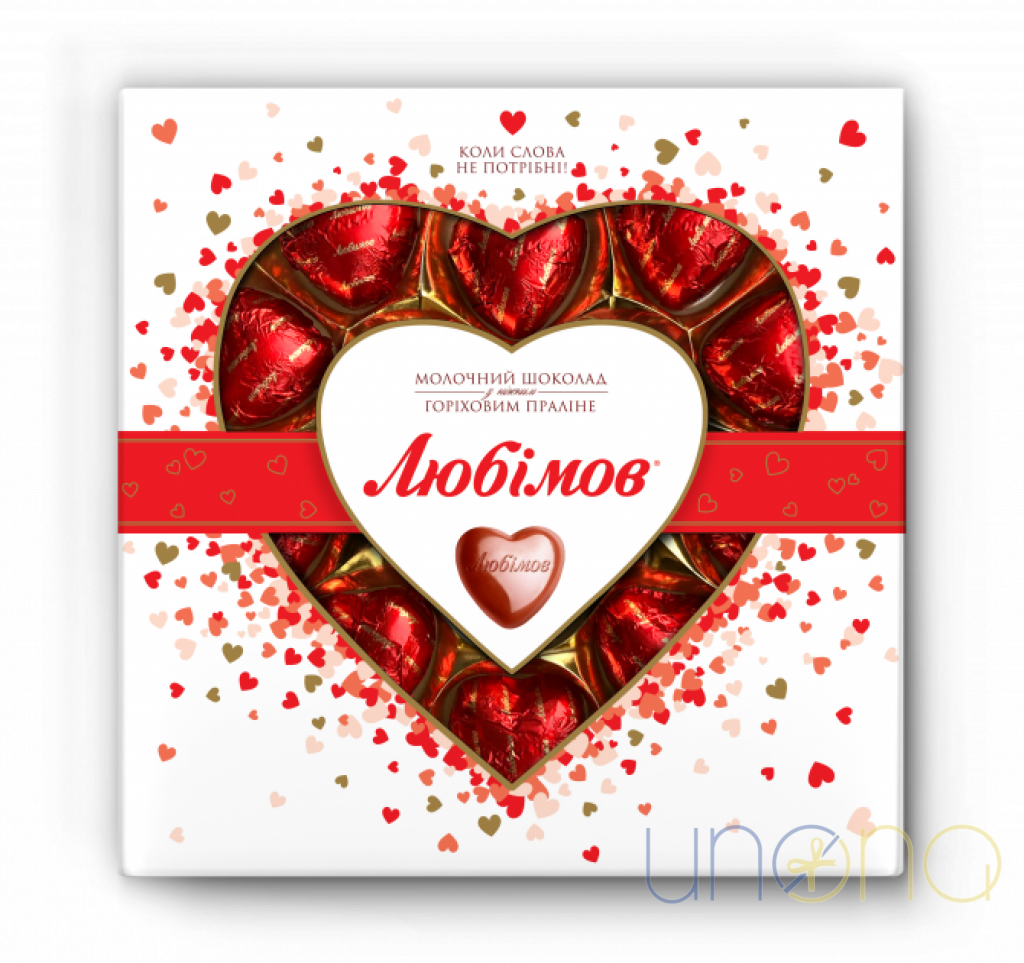 Lyubimov Heart Chocolates | Chocolates gifts for Ukraine