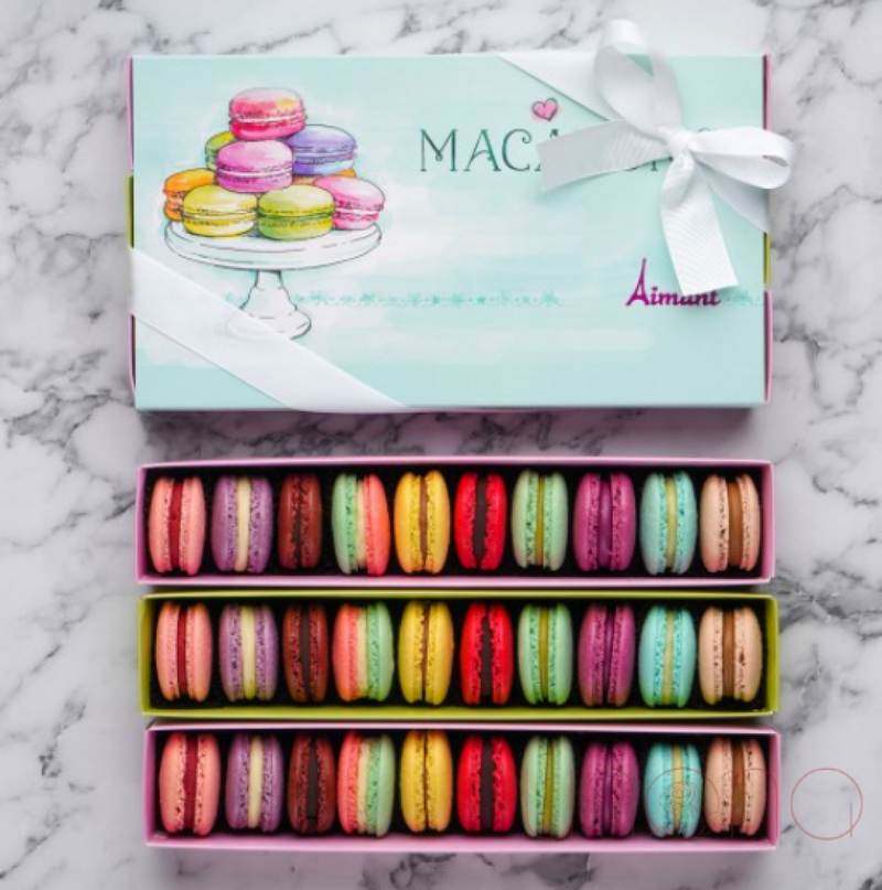 Macaroons Set 30 Macaroons By Holidays