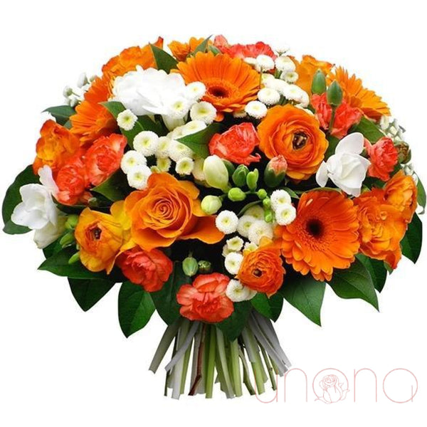 Magnificent Orange Bouquet | Ukraine Gift Delivery.