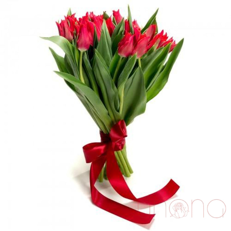 Magnificent Tulips Bouquet | Ukraine Gift Delivery.