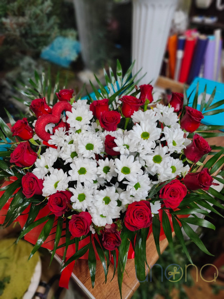 My Heart Is Yours Roses Arrangement By Holidays
