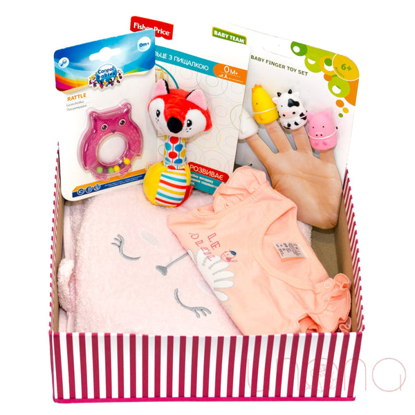Newborn Baby Gift Box for Girl | Ukraine Gift Delivery.