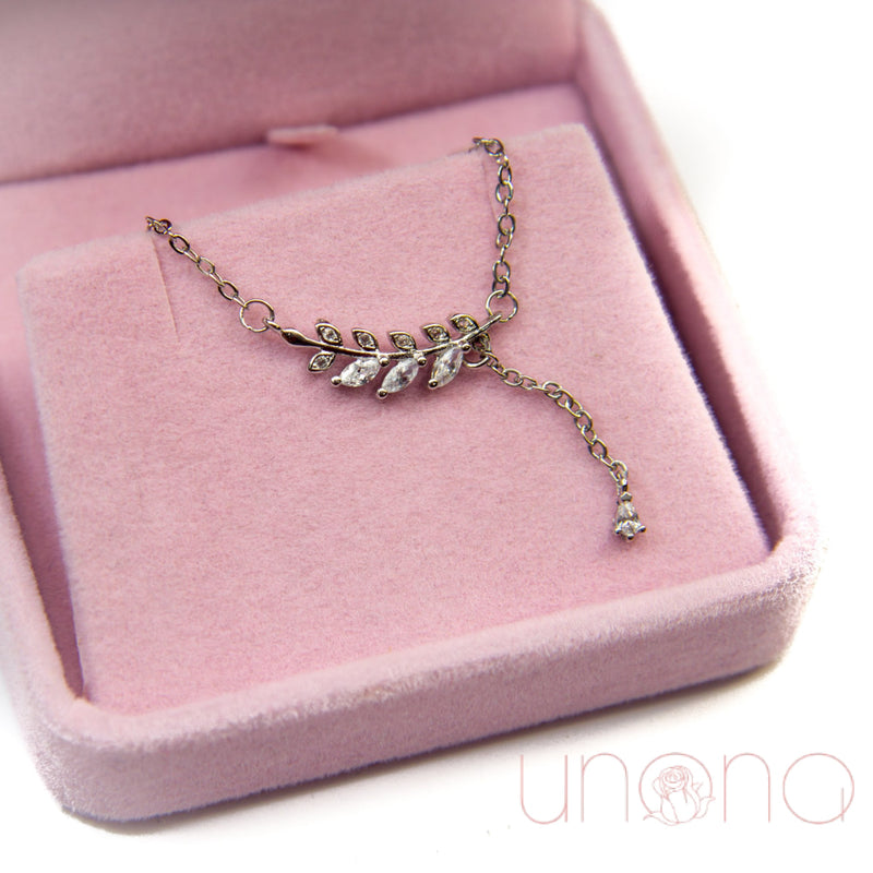 Olive Branch Leaf Necklace | Ukraine Gift Delivery.