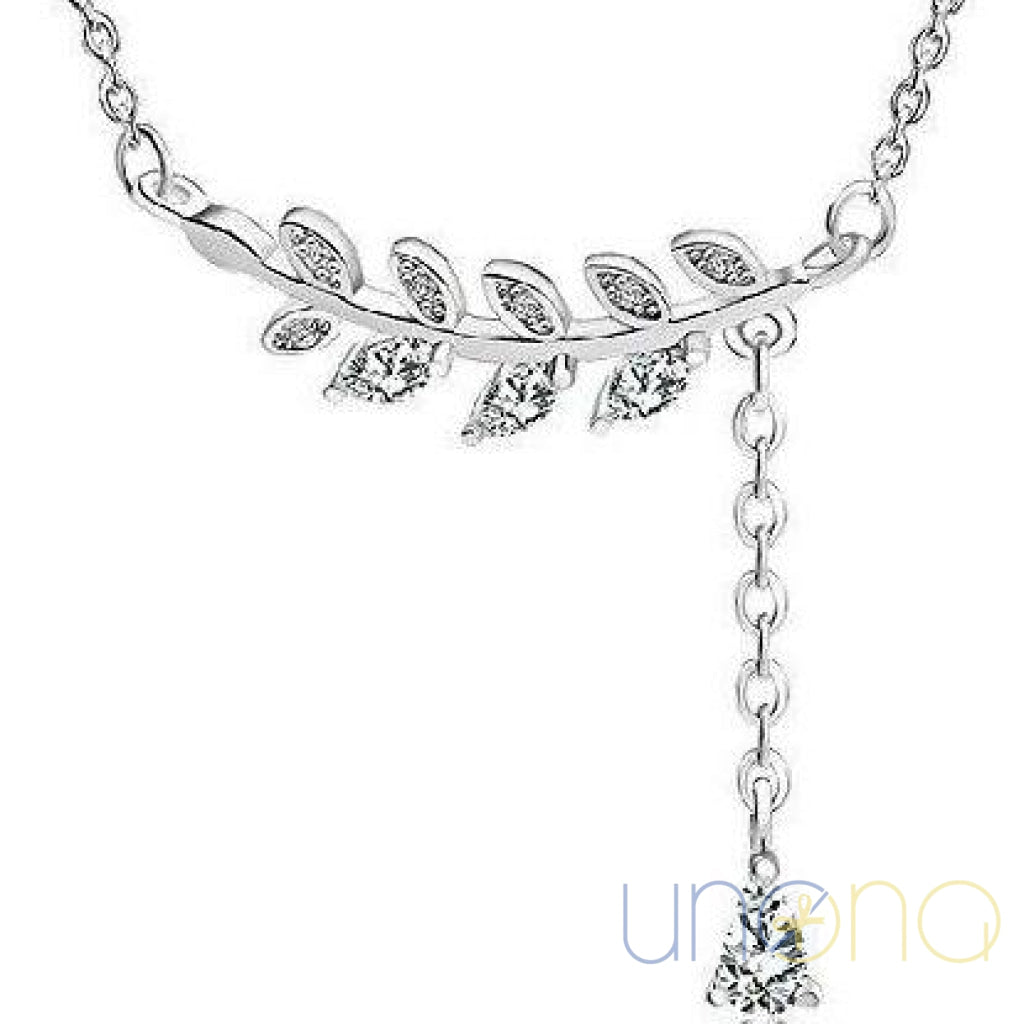 Olive Branch Leaf Necklace | Ukraine Gift Delivery.