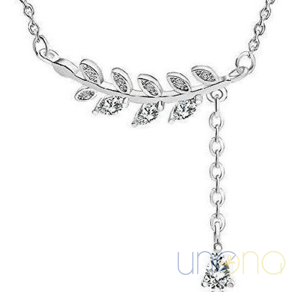Olive Branch Leaf Necklace | Ukraine Gift Delivery.