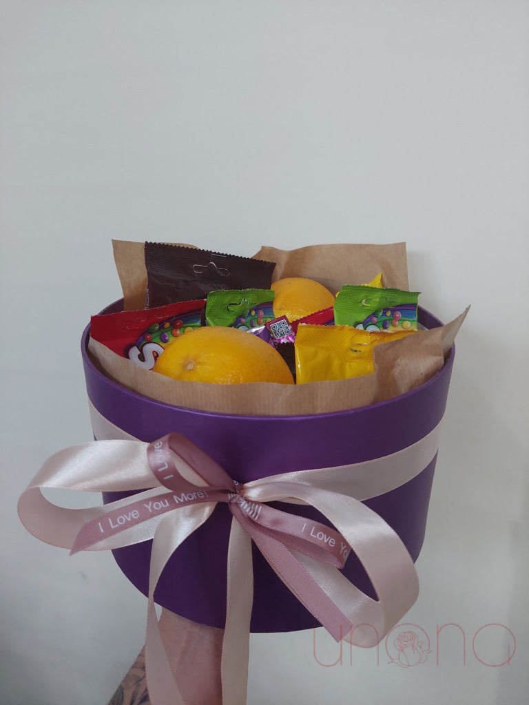 Oranges And Sweets Gift Basket Easter