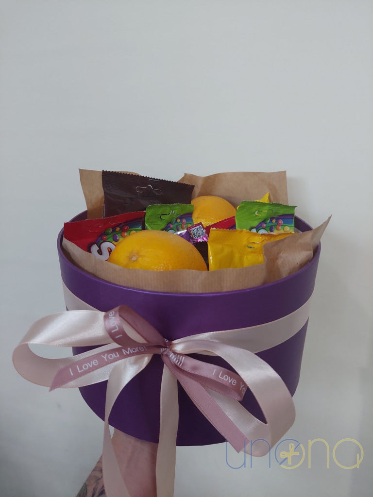 Oranges And Sweets Gift Basket Easter
