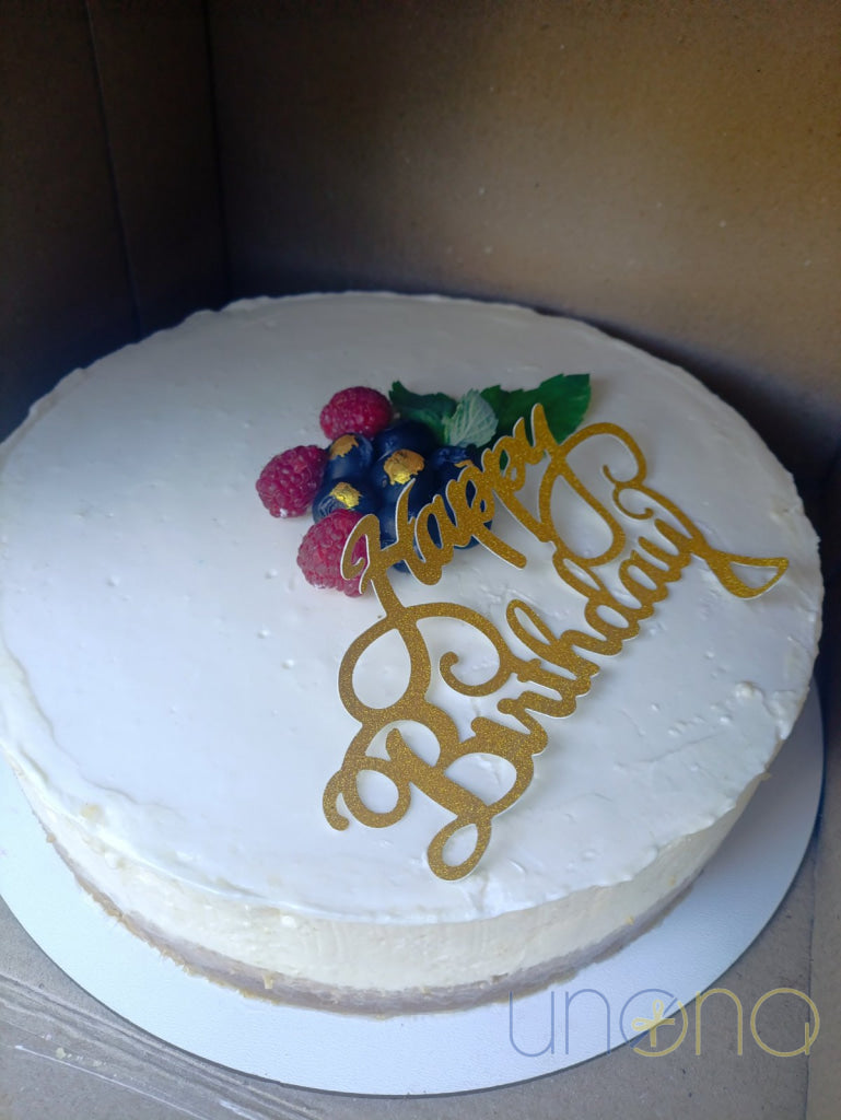 Gourmet New York-style cheesecake handcrafted by Ukrainian pastry chefs