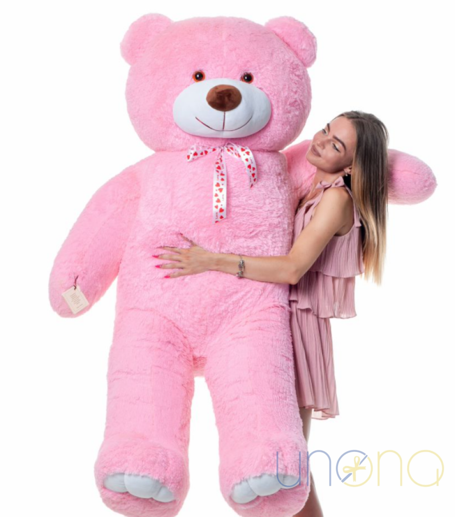 Send pink teddy bear to Ukrainian woman