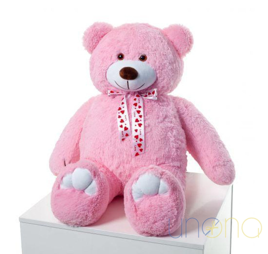 Pink Love Bear giant teddy bear gift Ukraine