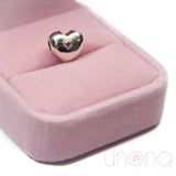 Authentic Pink Stone Heart Charm | Ukraine Gift Delivery.