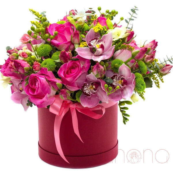 Pink Wonder Blooming Box | Ukraine Gift Delivery.