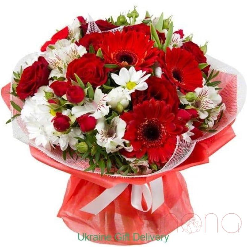 Pretty Hot and Tempting Bouquet | Ukraine Gift Delivery.