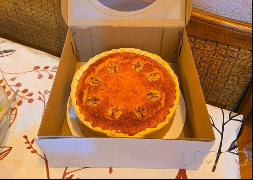 Freshly baked pumpkin pie available for delivery in Ukraine