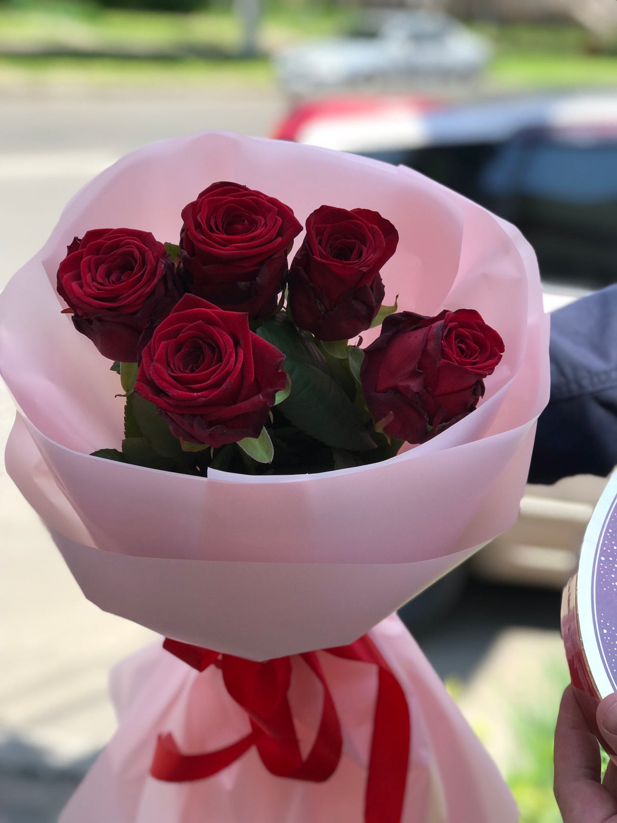 Luxury flower bouquet hand arranged by local Ukrainian florist