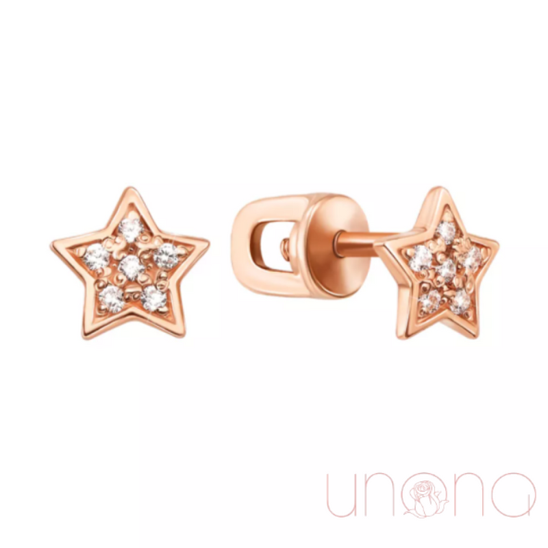 Romantic gold earrings | Ukraine Gift Delivery.