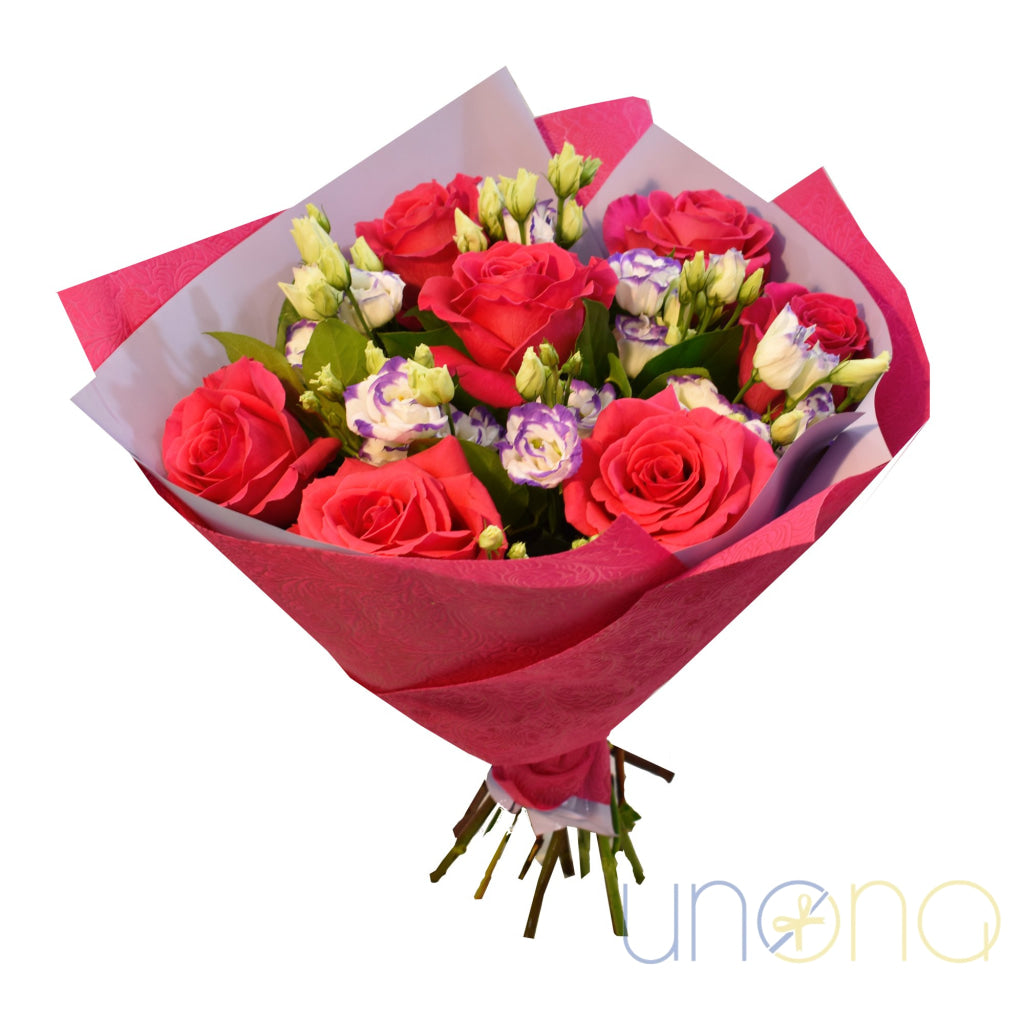 Romantic Raspberry Bouquet | Ukraine Gift Delivery.