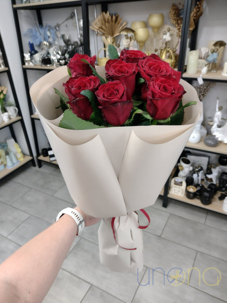 Romantic rose delivery service in Kharkiv Ukraine