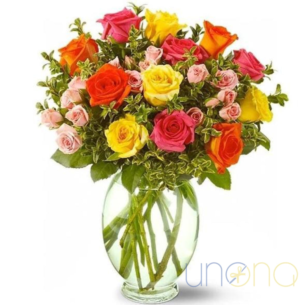 Roses Variety Bouquet | Ukraine Gift Delivery.