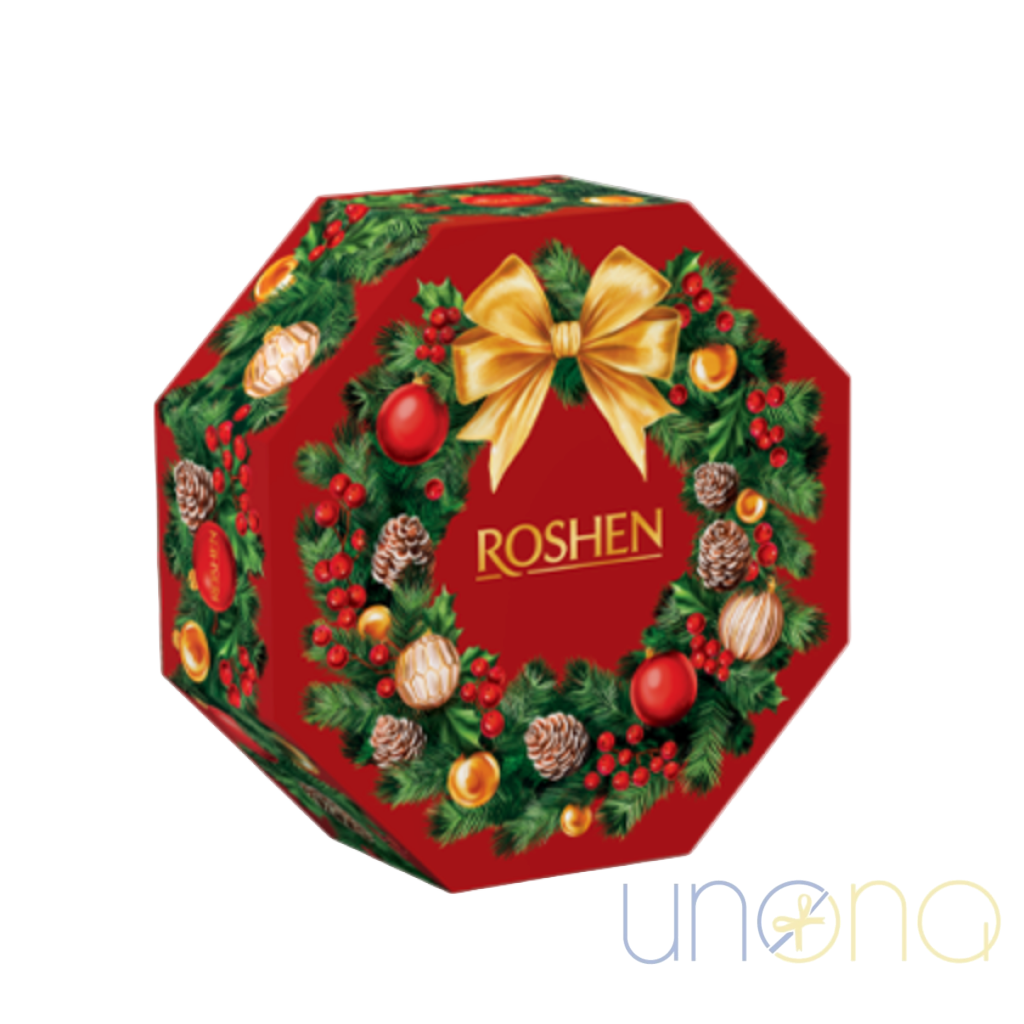 Roshen Christmas Chocolate Wreath Gift Box Christmas chocolates