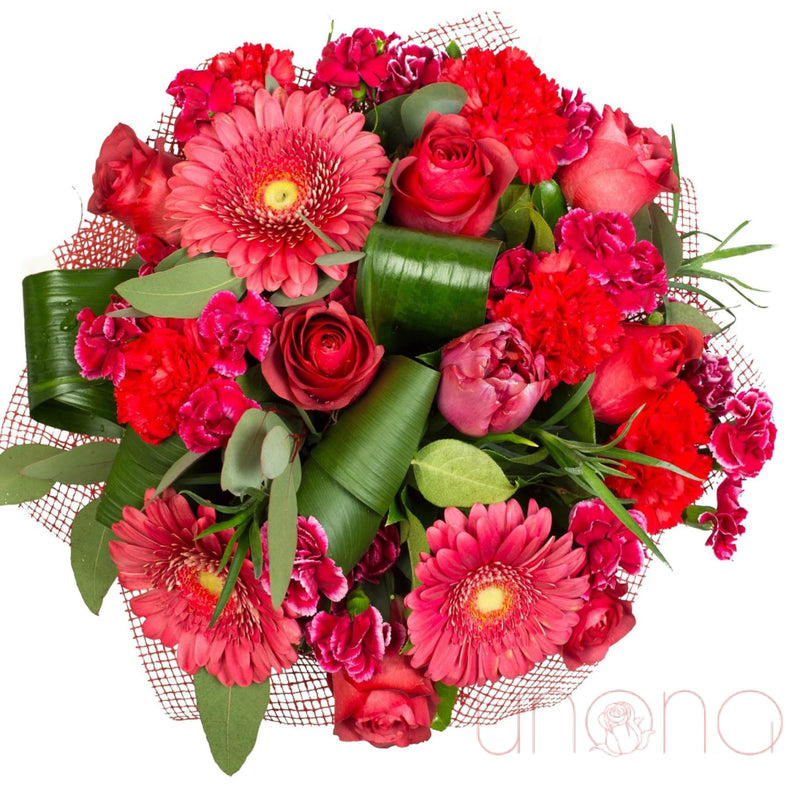 Scarlet Sensation Bouquet | Ukraine Gift Delivery.