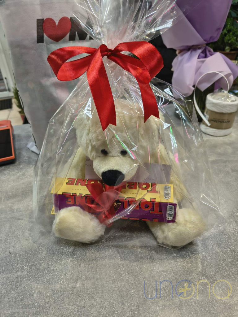 Send a Gift to Ukraine – XOXO Teddy Bear and Chocolate Gift Set By Holidays