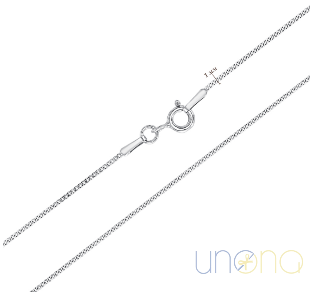silver chain necklace 925 made in Ukraine unisex jewelry