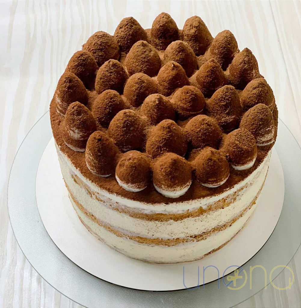 Handcrafted Tiramisu Cake delivered to loved ones in Ukraine